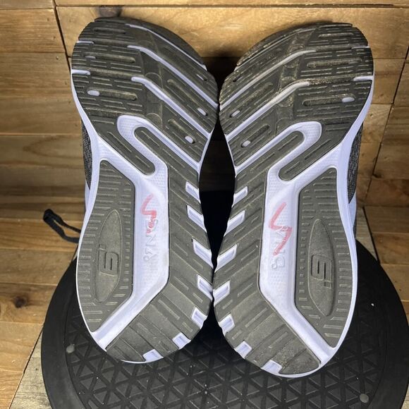 Brooks Launch 9 Womens Size 8 Black Ebony Purple Lace Up Athletic Sneakers - Picture 9 of 10